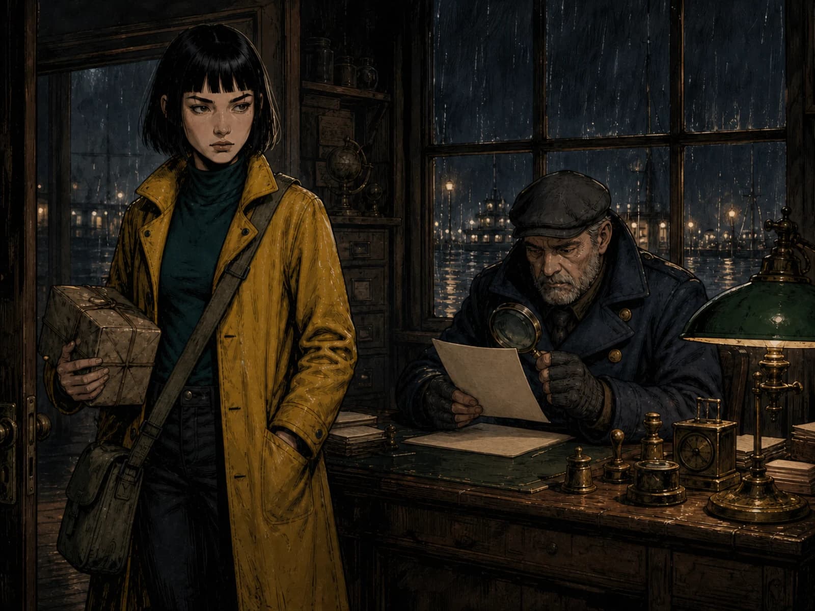 The Lantern Courier, panel 05: interior