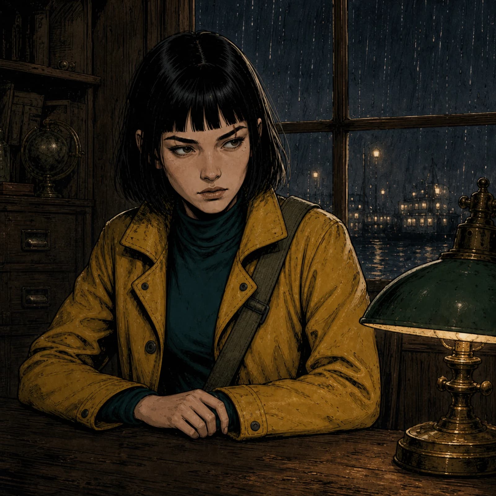 Panel version 1: the original render