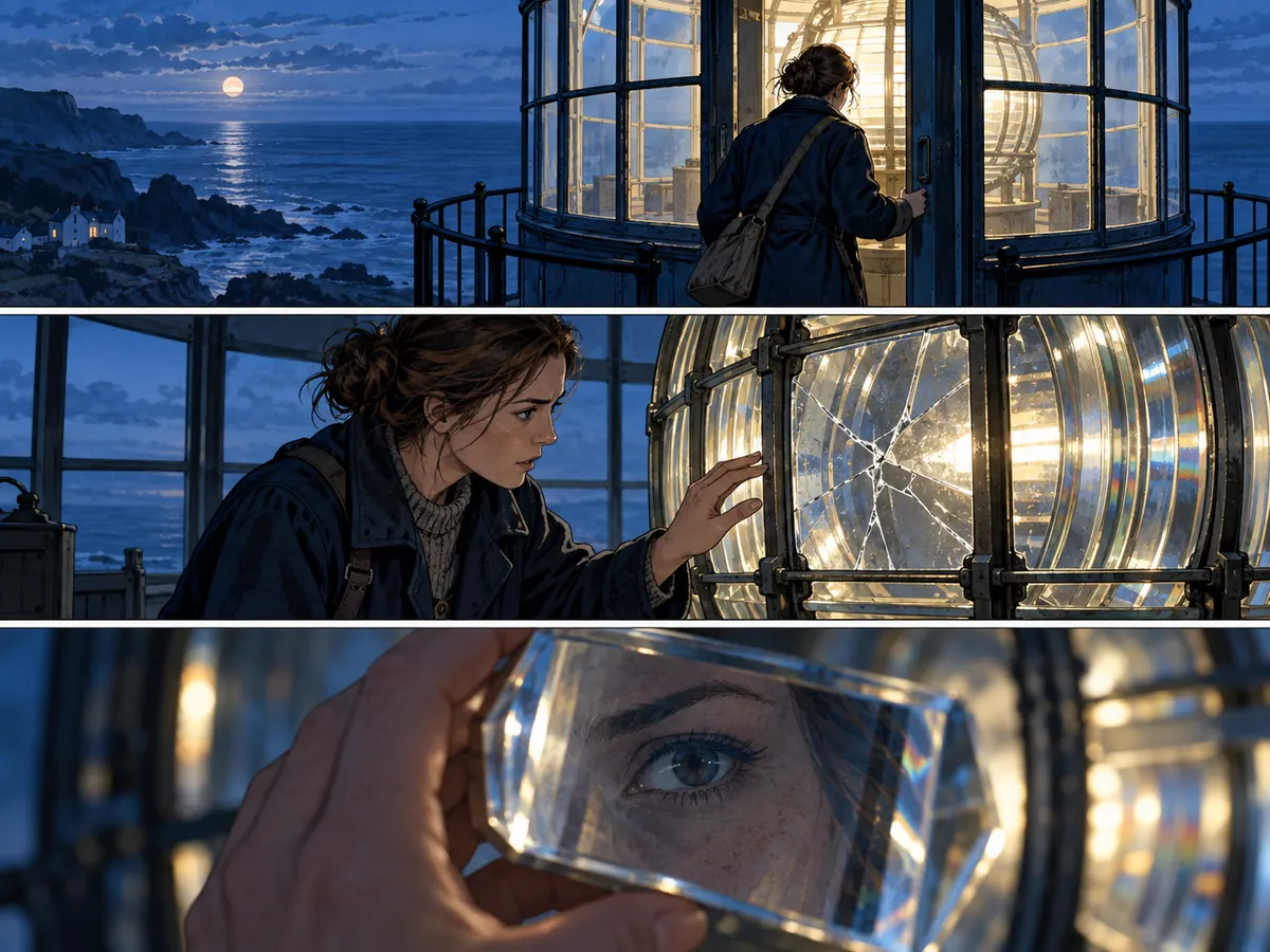 Three individual panel studies using wide, medium and close framing