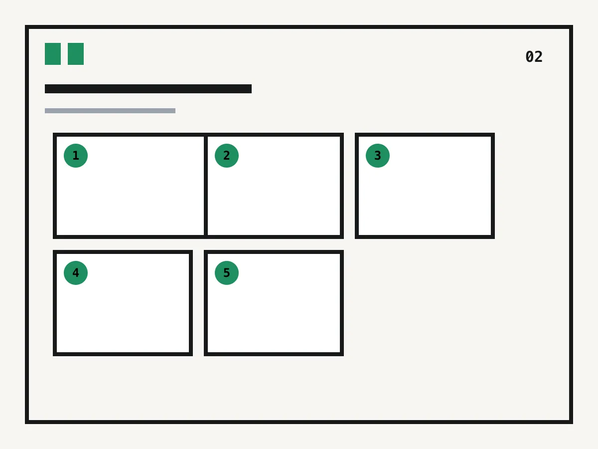 Diagram of an A4 comic page calculation