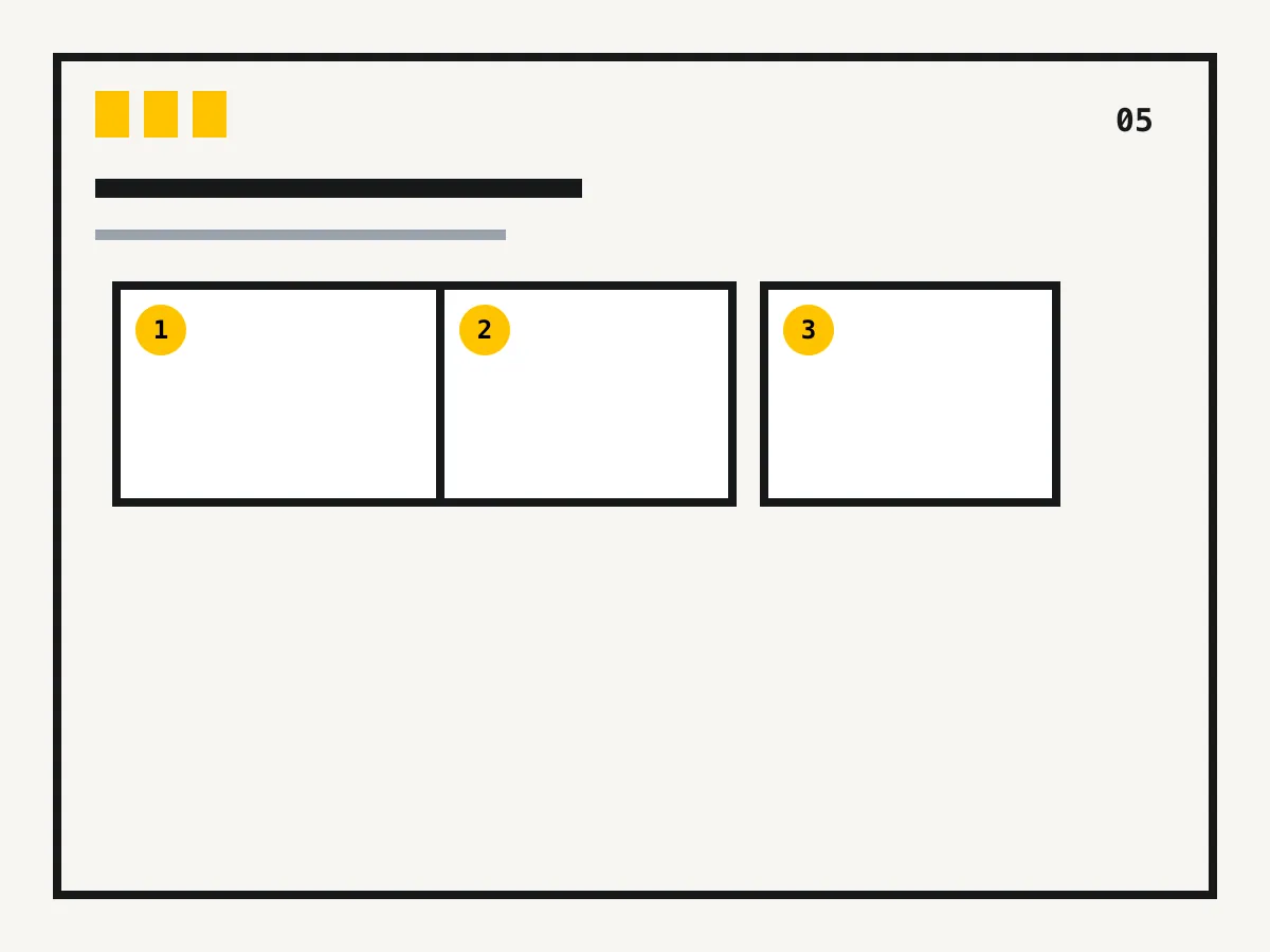 Diagram of an unclear comic reading transition