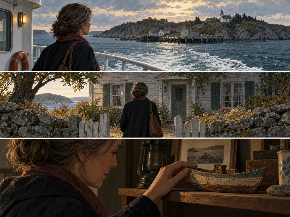 Literary graphic novel study: returning to an island home